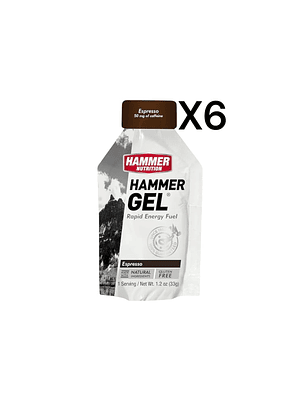 HAMMER GEL ESPRESSO PACK 6
