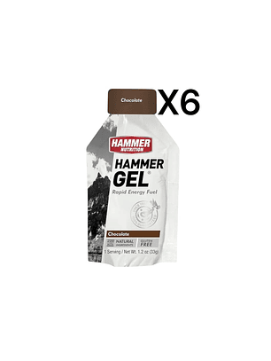 HAMMER GEL CHOCOLATE PACK 6