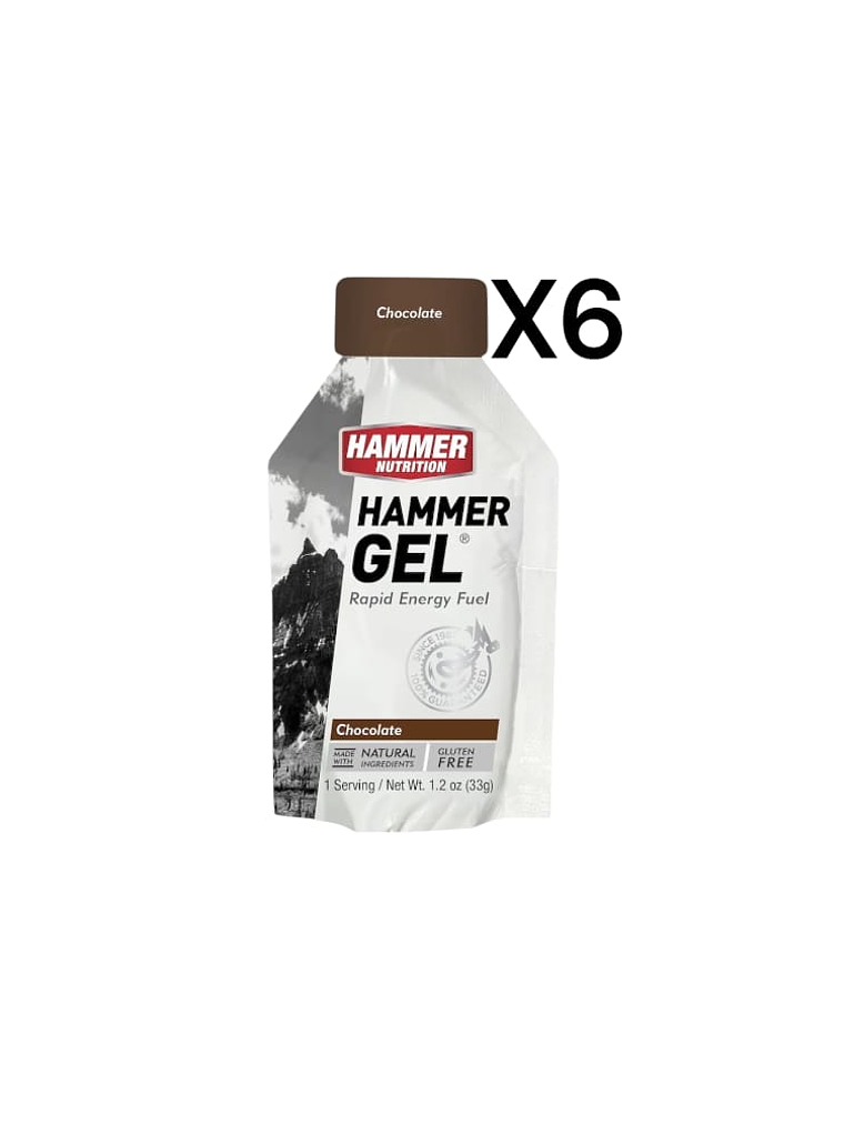 HAMMER GEL CHOCOLATE PACK 6 1