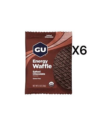 GU STROOPWAFEL SALTED CHOCOLATE PACK 6