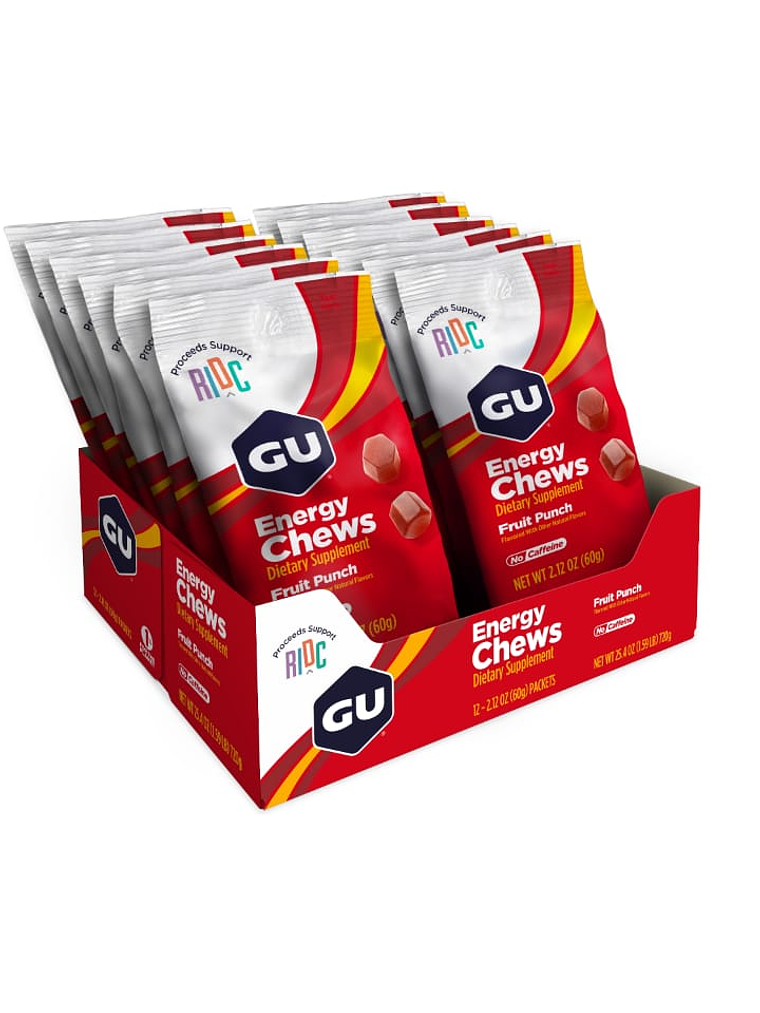 GOMITAS ENERGETICAS GU: FRUIT PUNCH  1