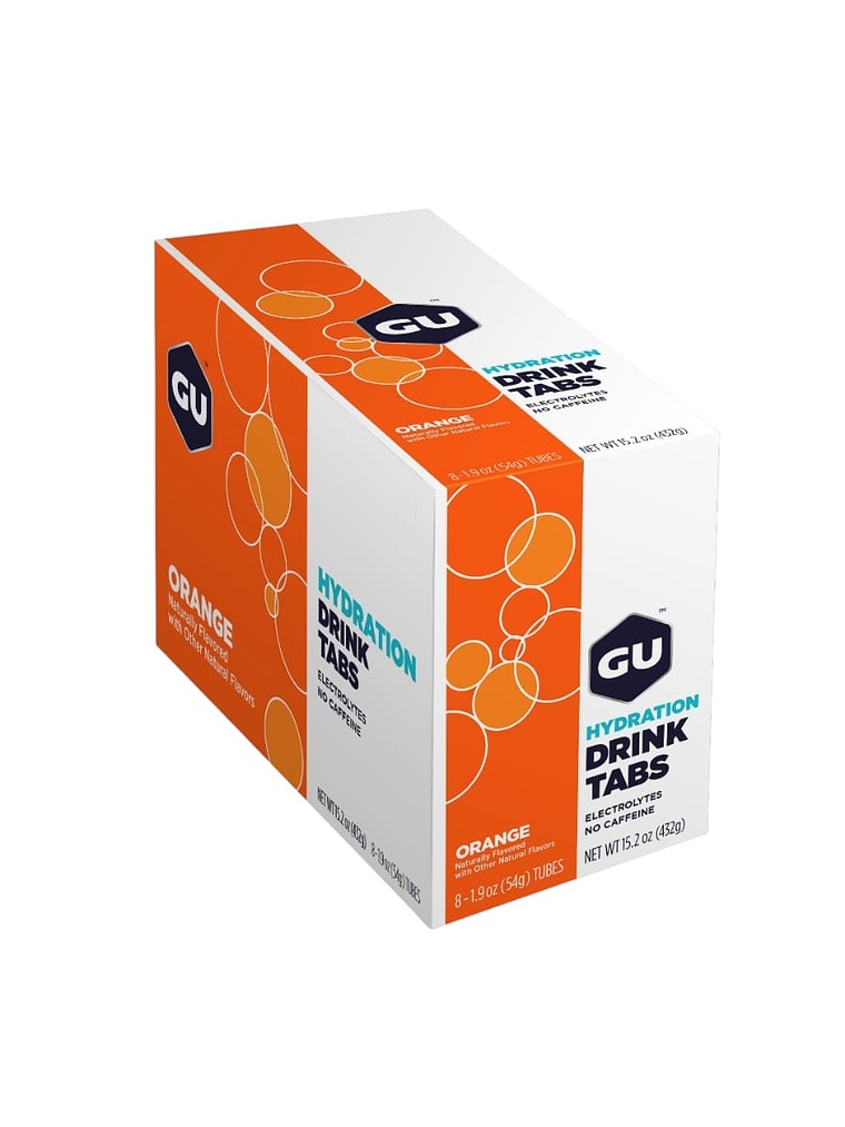 TABLETAS DE HIDRATACION GU:  ORANGE 3