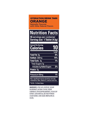 GU DRINK TABS ORANGE PACK 4