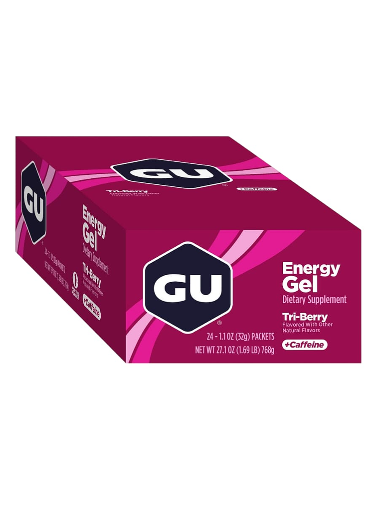 GEL ENERGETICO GU: TRI-BERRY 3