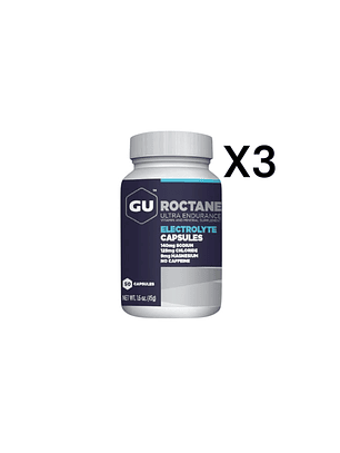 GU ROCTANE ELECTROLYTE CAPSULES PACK 3