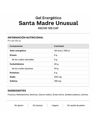 SANTA MADRE UNUSUAL 45CHO 100 CAF PACK 6
