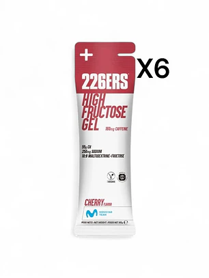226ERS HIGH FRUCTOSE GEL CHERRY PACK 6