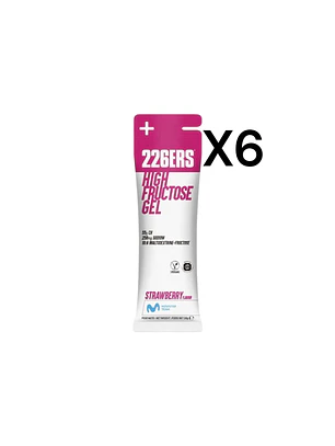 226ERS HIGH FRUCTOSE GEL STRAWBERRY PACK 6