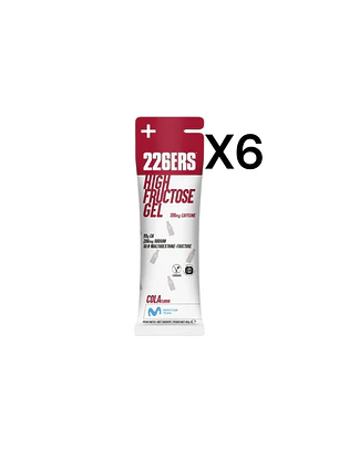 226ERS HIGH FRUCTOSE GEL COLA PACK 6