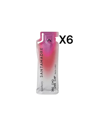 SANTA MADRE: STRAWBERRY 30 CHO 100 CAF PACK 6