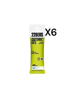 226ERS ISOTONIC GEL LIME PACK 6