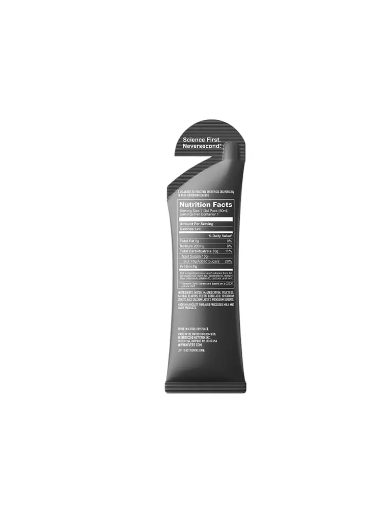 GEL ENERGETICO NEVERSECOND: UNFLAVORED 2