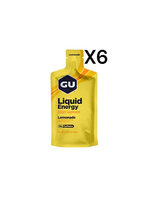 GU LIQUID LEMONADE PACK 6