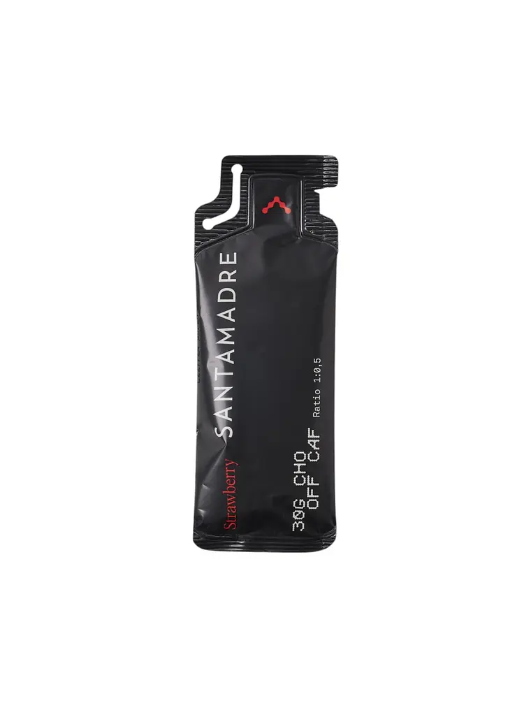 GEL ENERGETICO SANTA MADRE: STRAWBERRY 30 CHO OFF CAF RATIO 1:0,5 2