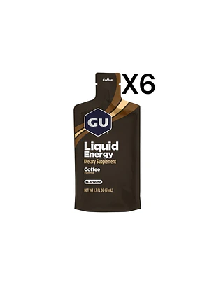 GU LIQUID COFFEE PACK 6