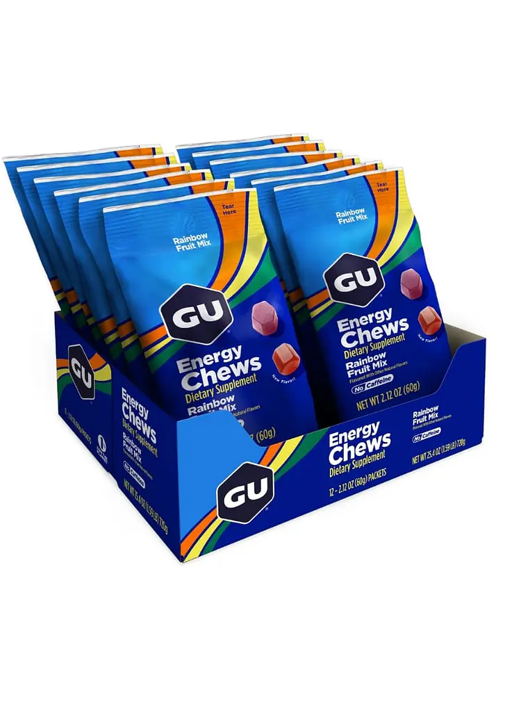 GOMITAS ENERGETICAS GU: RAINBOW FRUIT MIX 1
