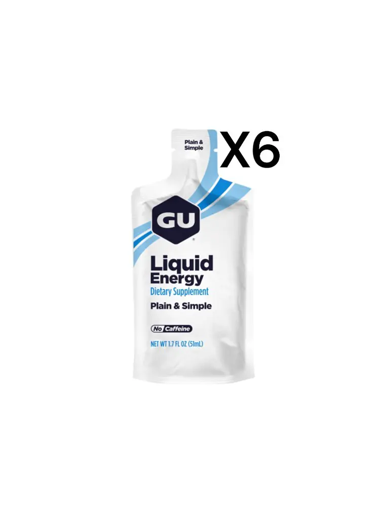 GU LIQUID PLAIN SIMPLE PACK 6 1