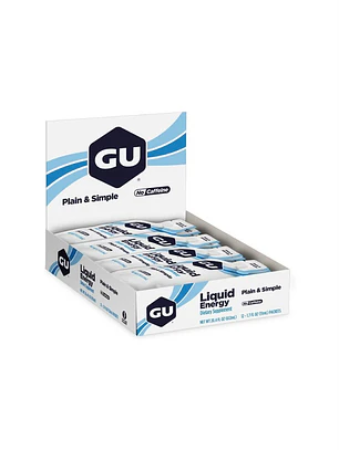 GEL LIQUIDO ENERGETICO GU: PLAIN & SIMPLE 