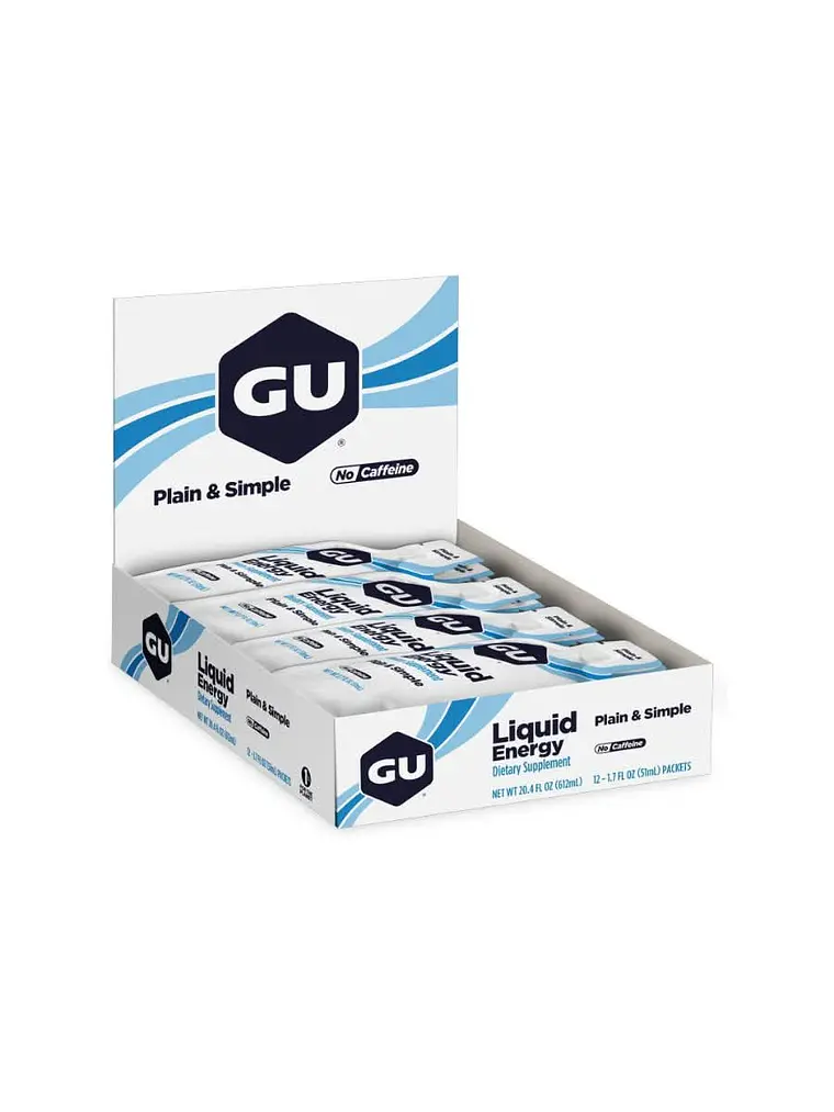 GEL LIQUIDO ENERGETICO GU: PLAIN & SIMPLE  1
