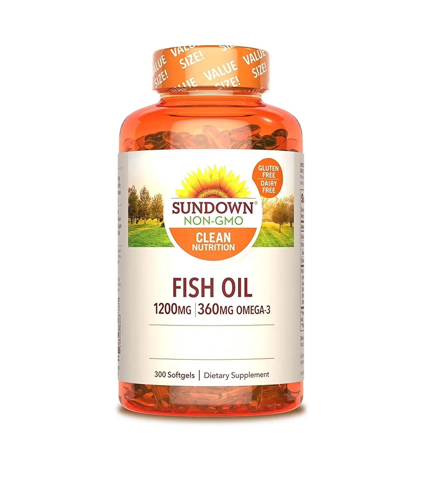 Fish Oil Sundown Omega 3 1.200Mg  (200 Softgel)  1