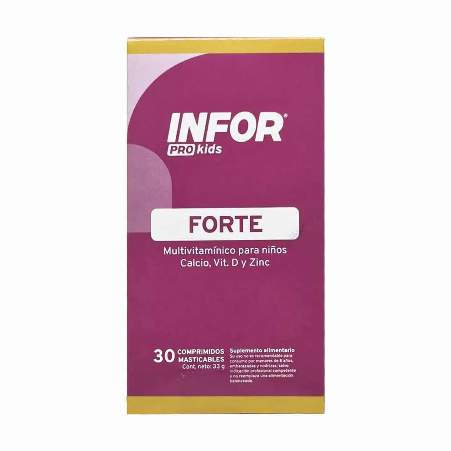 Infor pro kids forte 30 masticables 1