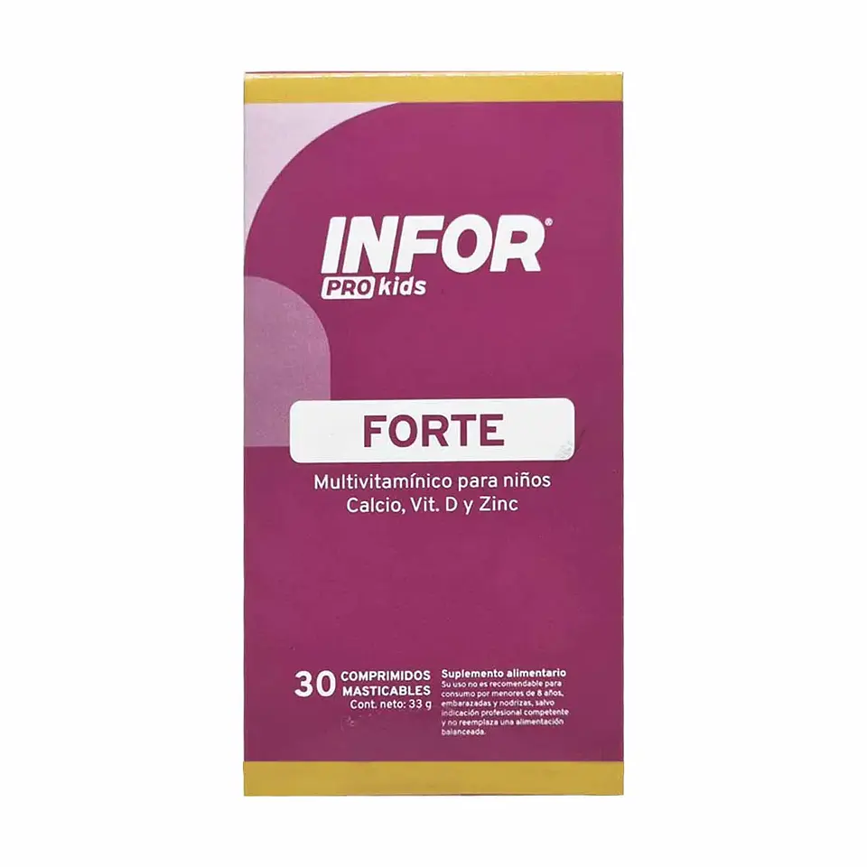 Infor pro kids forte 30 masticables 1