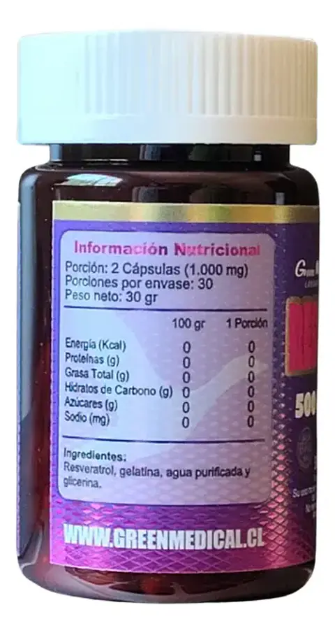 Resveratrol 500 Mg