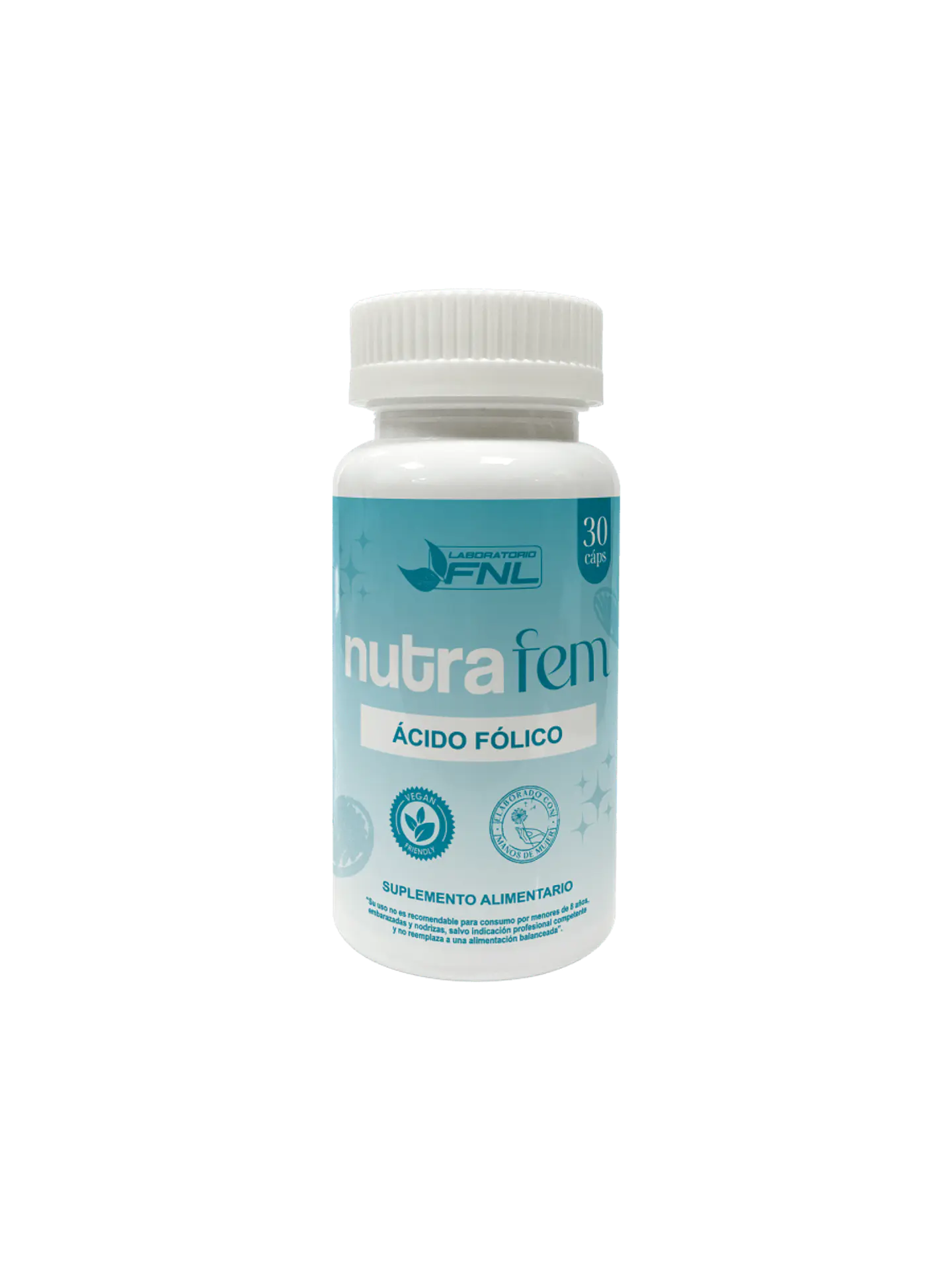 Nutrafem Ácido Fólico x30 cápsulas 1