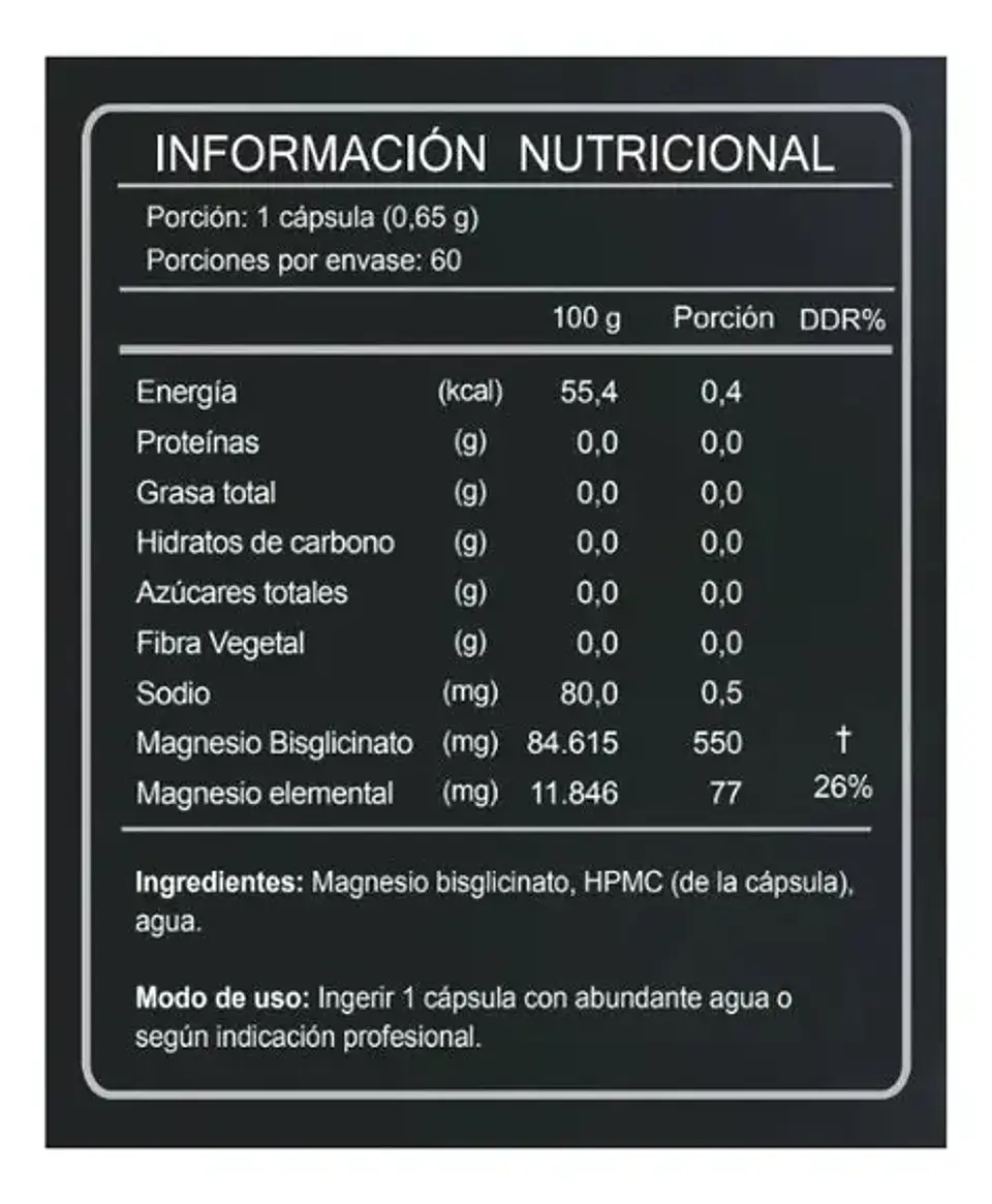bisglicinato de magnesio fnl  2