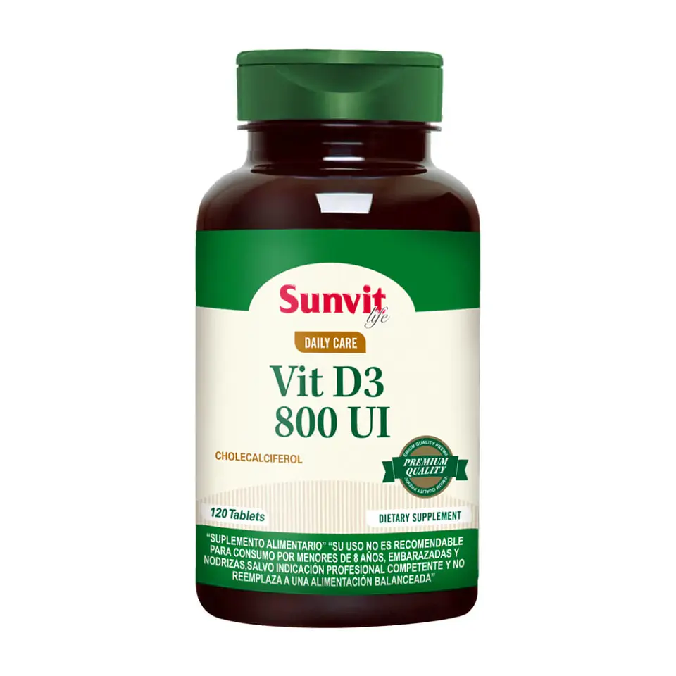 Vitamina D 800 IU (120 tabs) 1