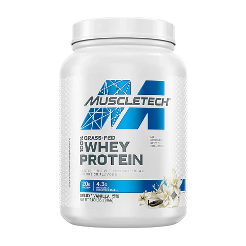  MUSCLETECH GRASS-FED 100% WHEY PROTEIN 1.8 LB
