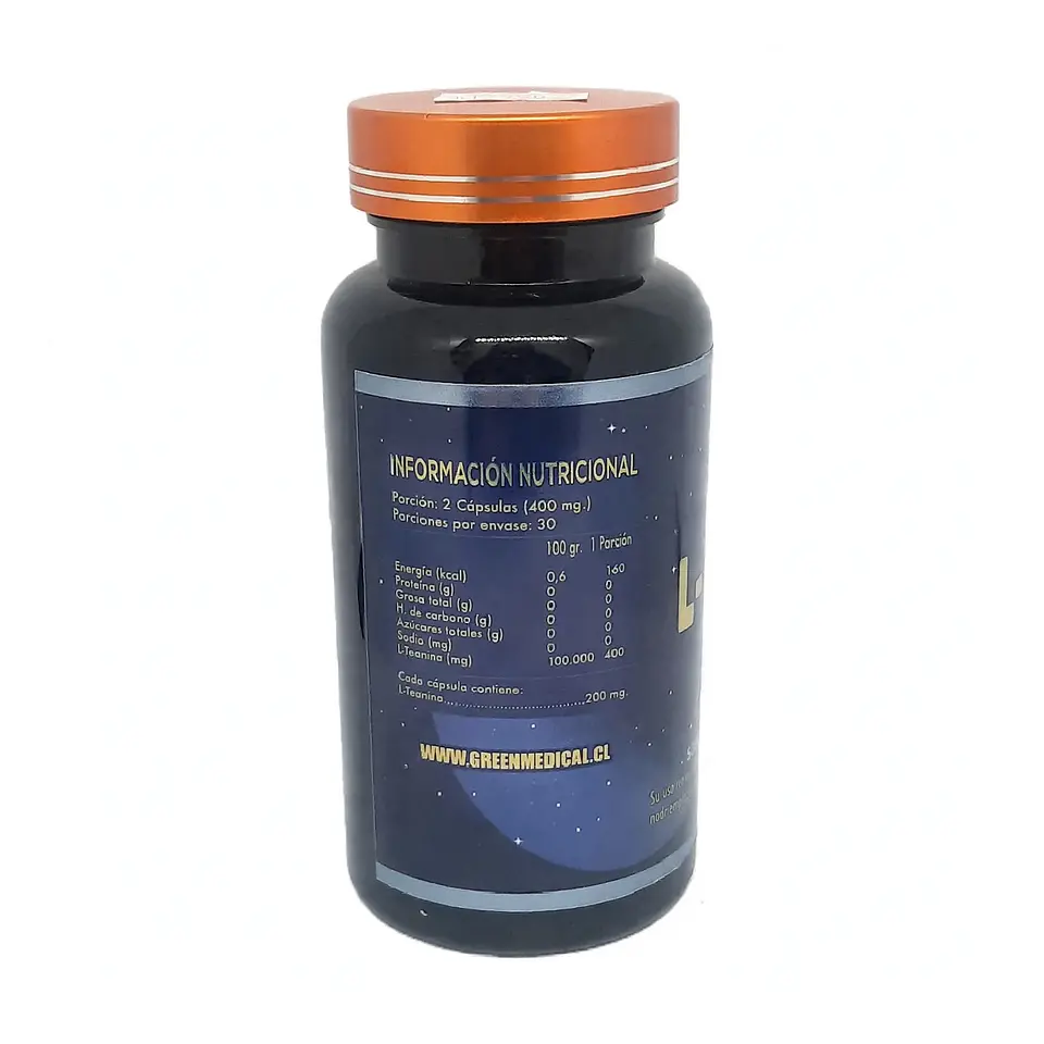 L-Teanina 200 mg 60 Cápsulas 2