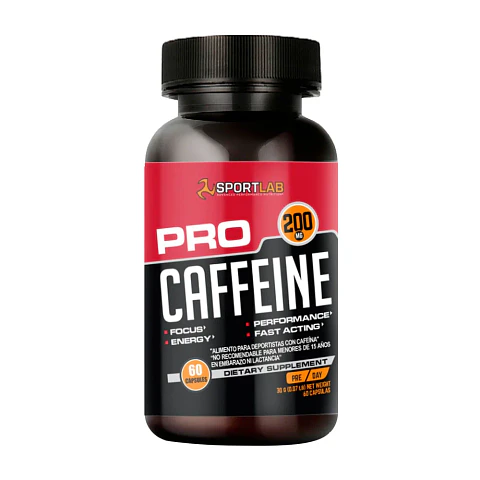 Caffeine 200, Energía (60 caps)