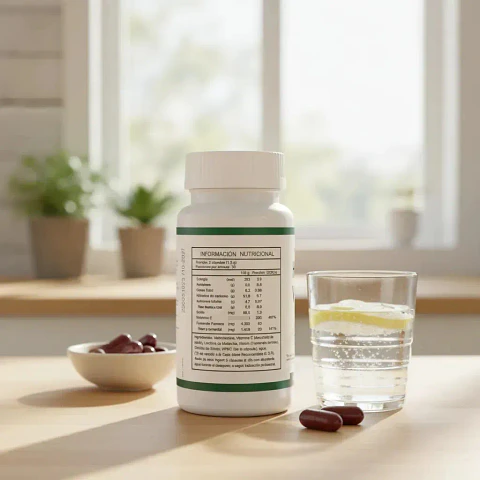 Hierro Complex + Vitamina C Vegan 60caps