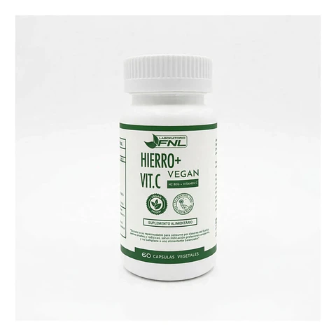 Hierro Complex + Vitamina C Vegan 60caps