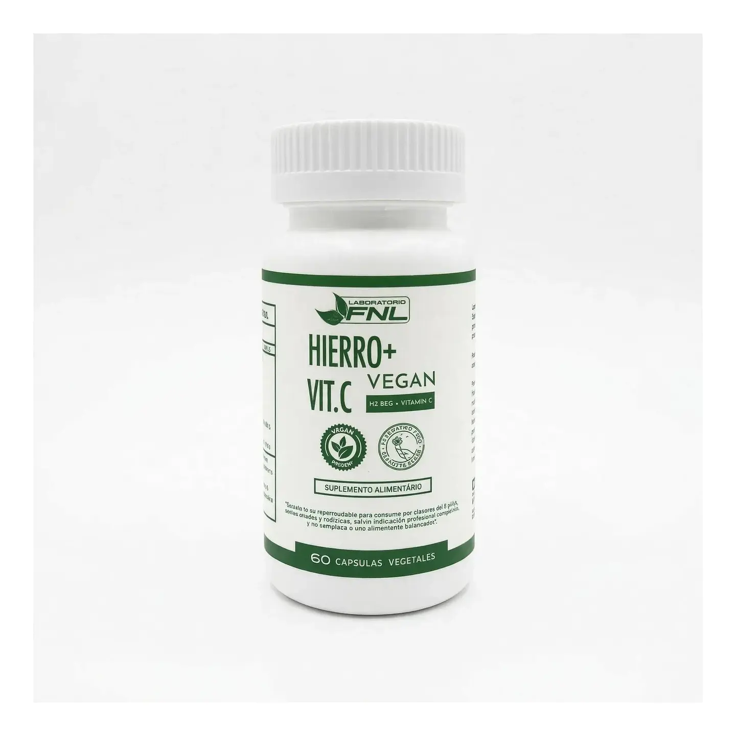 Hierro Complex + Vitamina C Vegan 60caps 1