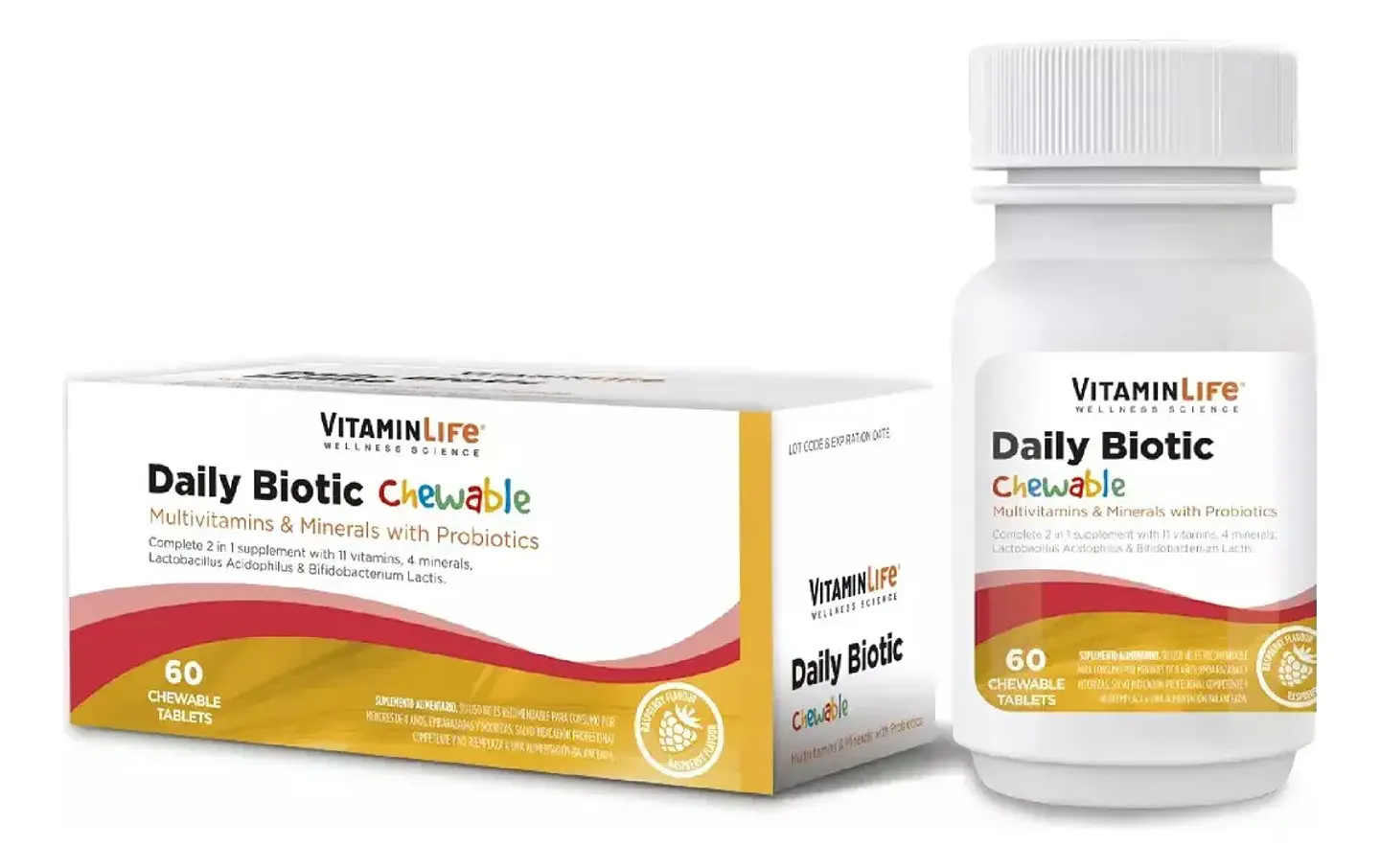 Vitaminlife Probiótico Daily Biotic Masticable 1