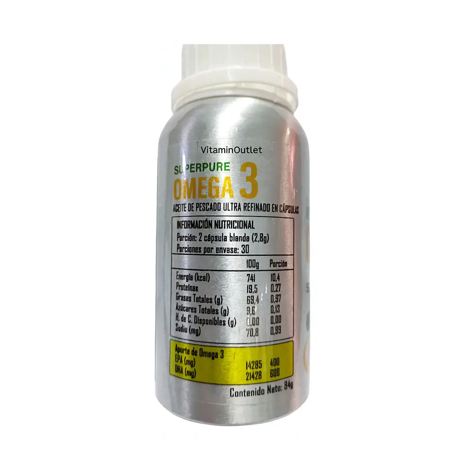 Omega 3 Fish Oil Super Pure (60 Licaps. Filtradas) 2