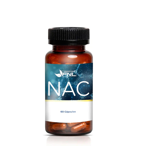 NAC N-Acetilcisteína 600mg 60 Cápsulas