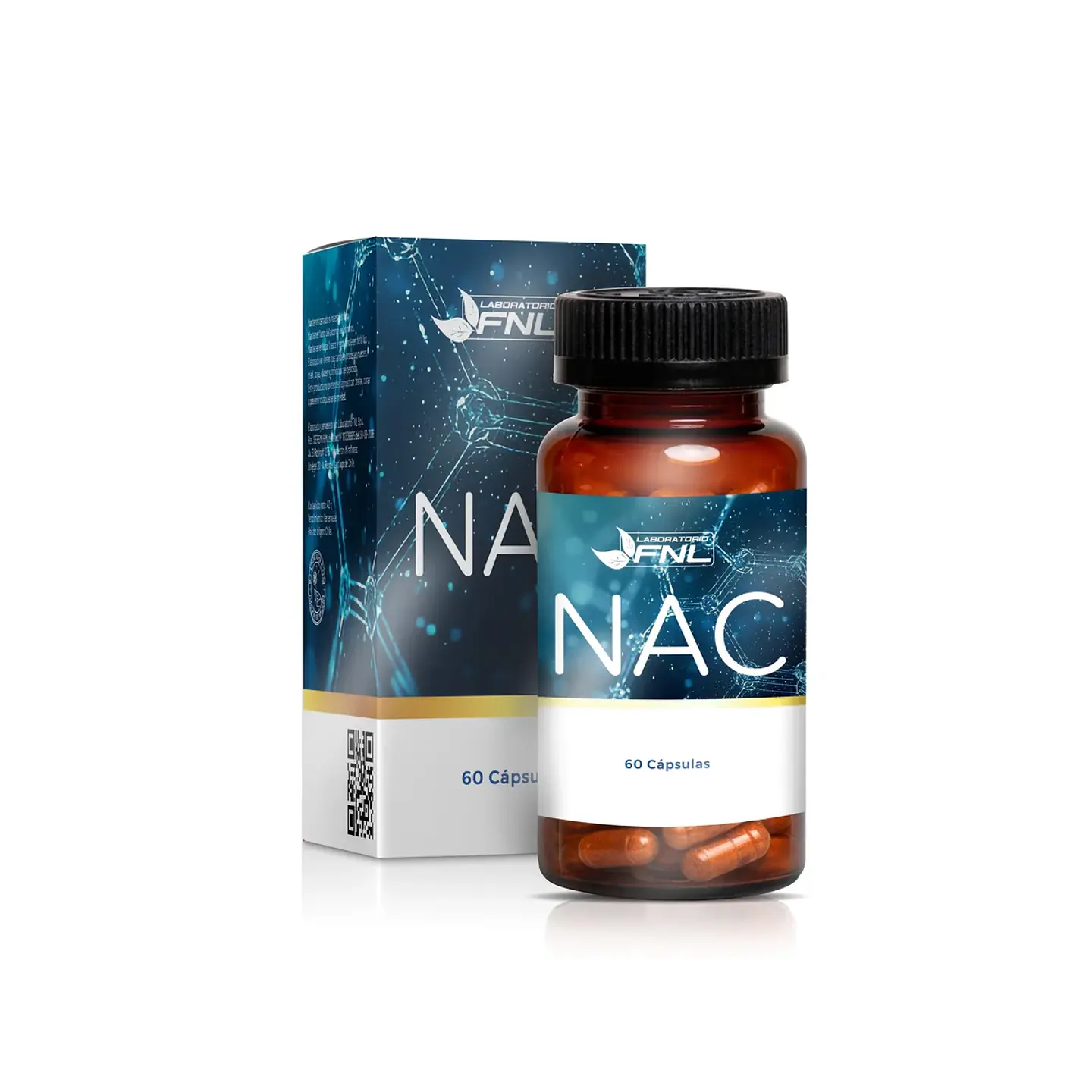 NAC N-Acetilcisteína 600mg 60 Cápsulas 2
