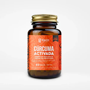 Curcuma Activada, 500mg, 60 cápsulas, Ri and Co