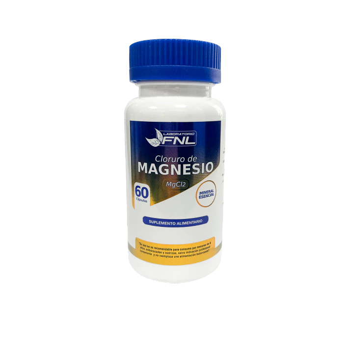 Cloruro magnesio, 249 mg, 60 cápsulas, FNL 1