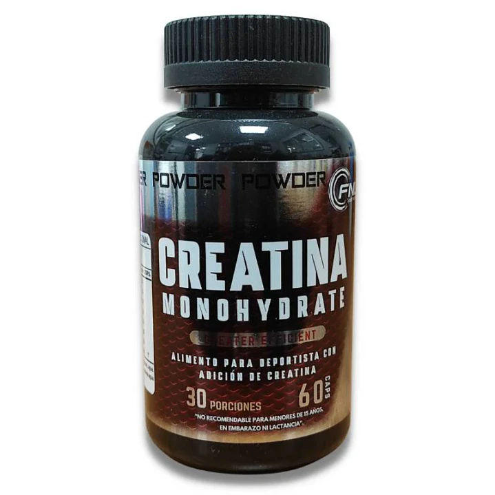 Creatina, 60 cápsulas, FNL 1