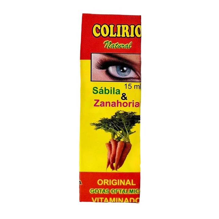 Colirio Aloe Zanahoria, 15 ml, Varios 1