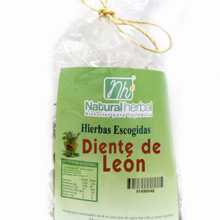 Diente león hierba bolsa, 35 g, Natural Herbal 1
