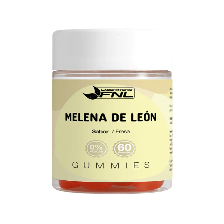 Gomitas melena de león, 60 gomitas, FNL 1
