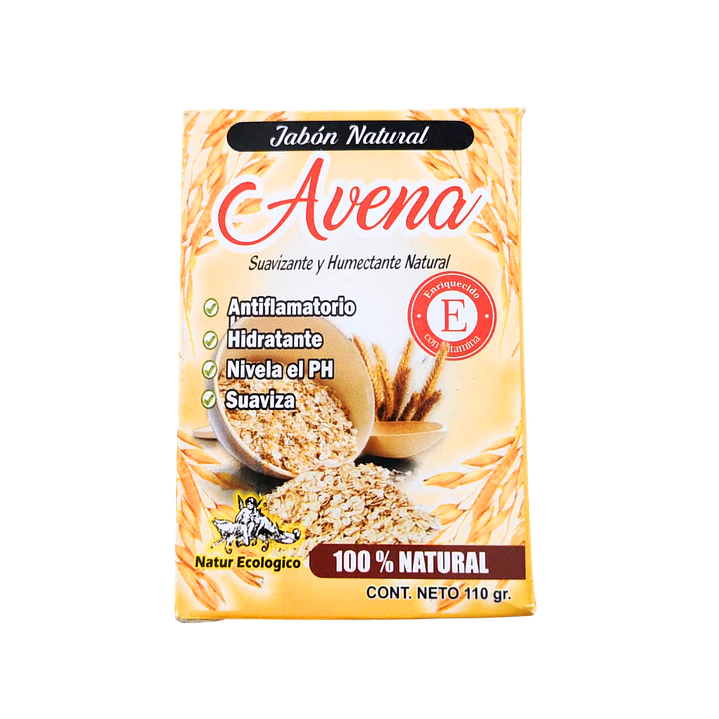 Jabón avena barra, 1 unidad, Varios 1