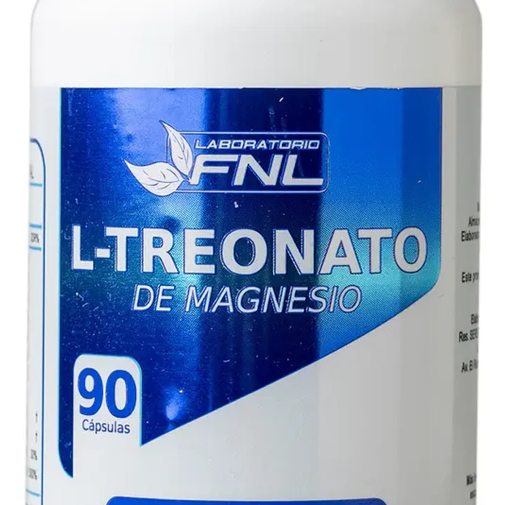 L Treonato magnesio, 90 cápsulas, FNL 1