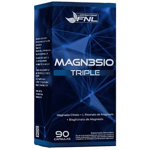 Magnesio triple, 990 mg, 90 cápsulas, FNL