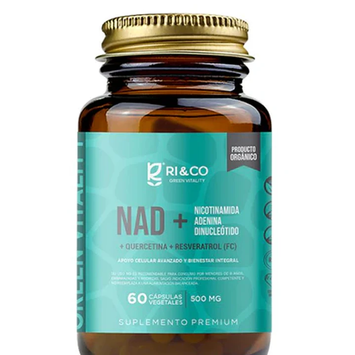 NAD + Quercitina resveratrol, 60 cápsulas, Ri and Co 1